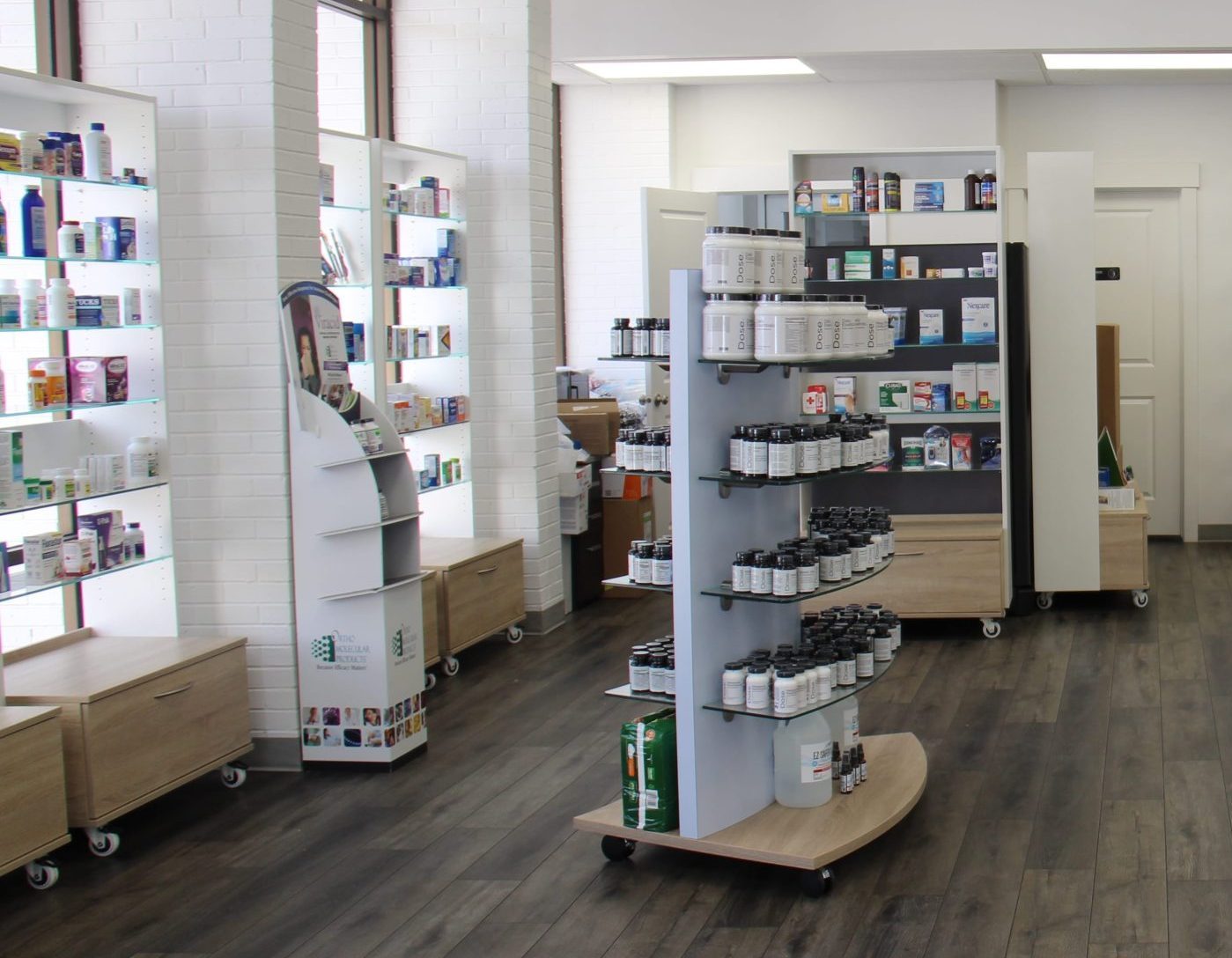 Pharmacy interior